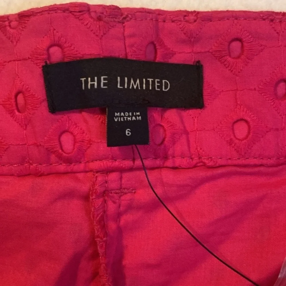 The Limited Hot Pink‎ Eyelet Shorts